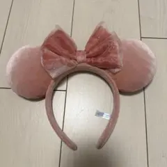 ミニーマウス　ピンク耳付きカチューシャ