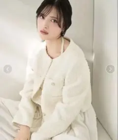 SNIDEL♡ツイードジャケット