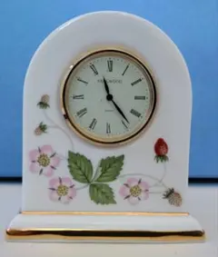 訳あり　ウェッジウッド　ワイルドストロベリー　置き時計　　　動作確認済