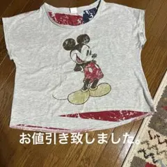 Disney ミッキーマウス ノースリーブTシャツ古着