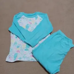 水色フリースパジャマ サイズ120　子供服