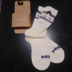 新品patagonia！HikingSocksクリーム色 M 男性兼用