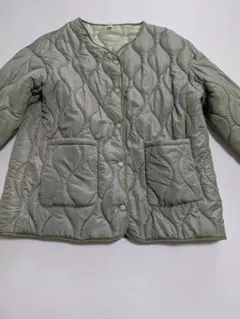 オリーブグリーン キルティングジャケット