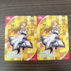 アイマス カードフォリオ 星井美希 IWSF アイドルマスター カードフォリオ IWSF 星井美希カード 2枚セット
