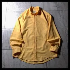 90s Eddie Bauer BD オックスフォードシャツ 長袖 黄色 Mのサムネイル