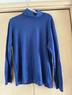 【UNIQLO/ユニクロ】 タートルネック セーター ブルー 青 XL