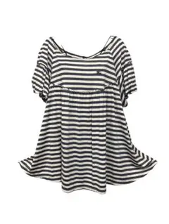 BURBERRY BLUE LABEL ボーダー チュニック 半袖　38サイズのサムネイル