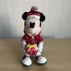 2021ディズニークリスマスストーリーズ ミッキーぬいぐるみバッジ