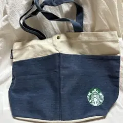 スターバックス トートバッグ ネイビー/アイボリー