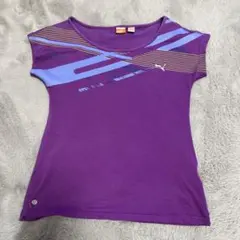 PUMA 紫 半袖 Tシャツ Sサイズ