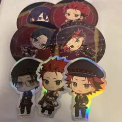 あんスタ　アニカフェ　紅月　コースター　シール