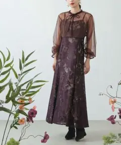 etoll エトル 3wayシフォンボレロ&レースキャミドレス 結婚式