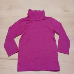 ユニクロ UNIQLO ヒートテック 長袖 タートルネック 女の子 110