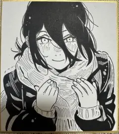 チェンソーマン＞手描きイラスト/レゼ＜ミニ色紙＞ - メルカリ