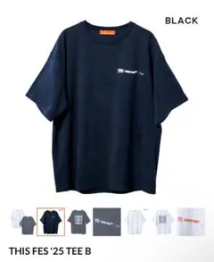 THIS FES '25 TEE B ブラック