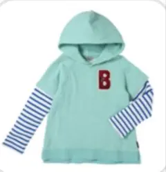 未開封　MIKIHOUSE ミキハウス　ダブルビー パーカー　トレナー　120