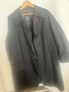 グレー ステンカラーコート