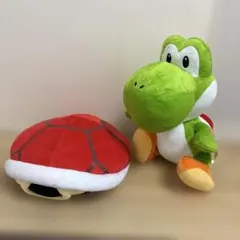 スーパーマリオ 特大サイズ　 ヨッシーとこうらぬいぐるみ2個