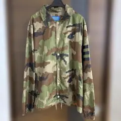アディダスadidasカモフラージュジャケットL　※仕事でない日は、早い発送です