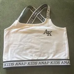 ANAP KIDS ロゴ入りタンクトップ ホワイト　120