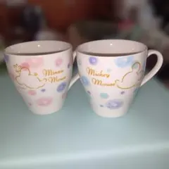 ✿ミッキー・ミニー✿ カラフルマグカップペアセット