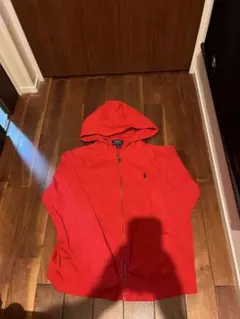 Polo Ralph Lauren レッド ジップアップパーカー L