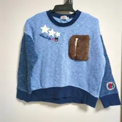 ミキハウス ダブルビー 110cm 天竺素材トップス、長袖トレーナー