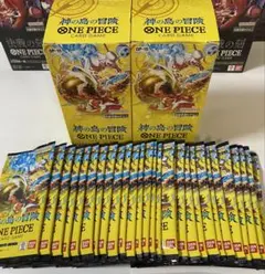 ワンピース カードゲーム 神の島の冒険 2BOX ボックス テープカット
