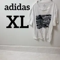 1点もの✨adidas 【XL】 カモフラ Tシャツ　半袖　スポーツ　お出かけ