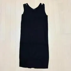 MURUA　ノースリーブニットワンピース　膝丈のサムネイル