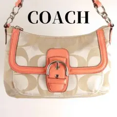 COACH バッグハンド マルチカラー フラップ キャンバス ソーホー 4438