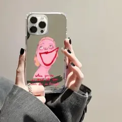 新品　iPhone13pro ケース　スマホケース　アート