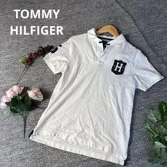 TOMMY HILFIGER スリムフィット　Mサイズ　ポロシャツ　ホワイト美品