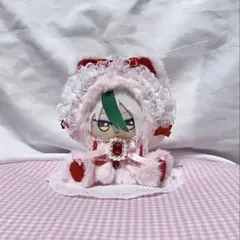 ハンドメイド 着ぐるみ おすわりぬい服 推し活 桃色 赤色 d514