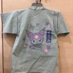 新品 クロミ 甚平 ライトブルー 130cm 子供用