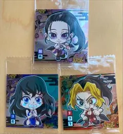 鬼滅の刃ディフォルメシールウエハース その7 雛鶴、まきを、須磨 3人セット