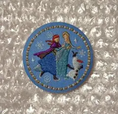ディズニー刺繍缶バッチ 【アナと雪の女王】