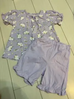 ユニコーン柄パジャマ　上下セット　110cm