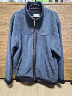 Crocodile フリースジャケット Lサイズ ダークブルー