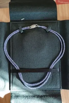 A*a様 タンザナイト ネックレス ビーズカット 鑑定書付き