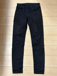 UNIQLO ブラック スキニーデニム 28