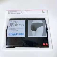 ユニクロ エアリズムシームレスショーツ （ヒップハンガー） ブラック L