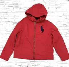 ラルフローレン ジャケット　130 レッド　ビッグポニー