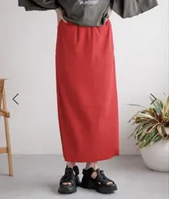 LOWRYS FARM カットリブスカート