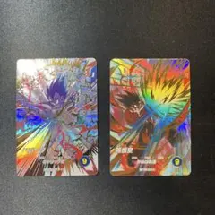 スーパーダイバーズ　EX1-001　孫悟空　EX1-003 ベジータ　exr