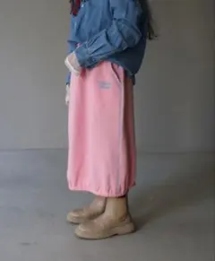 ［CIAOPANIC TYPY］ワンポイント刺繍裏毛スカートのサムネイル