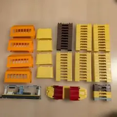 プラレールセット　橋脚　はね橋　車庫　駅