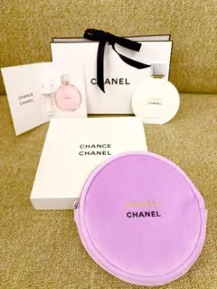 シャネル香水Chanceノベルティセット 非売品ポーチ、Chanceサンプル付