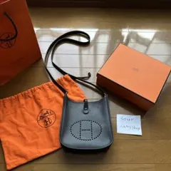 美品】04年製 HERMES エルメス エヴリン エブリン TPM ブラック - メルカリ