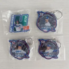中日ドラゴンズ　ガチャ　キーホルダー　セット